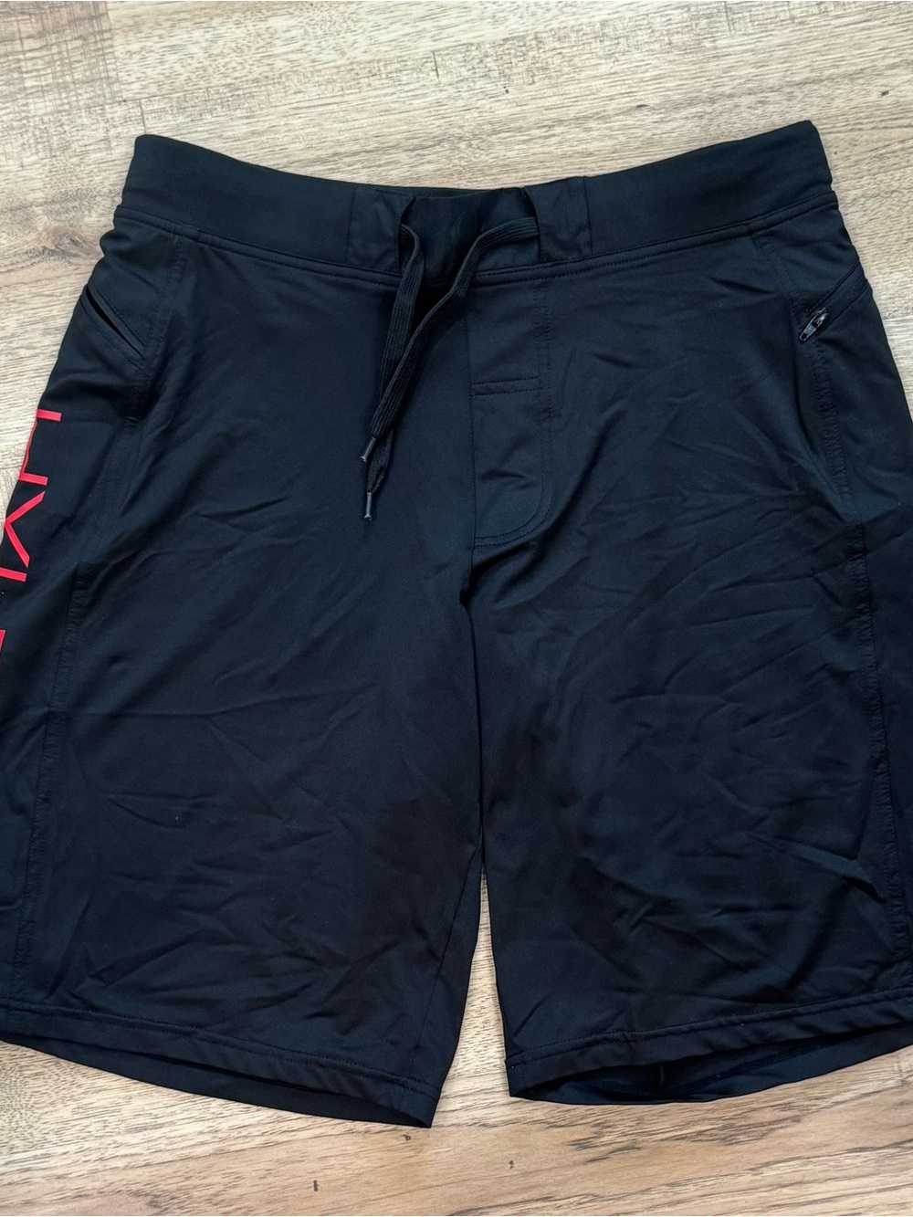 Hylete Black Performance Shorts with Subtle Logo